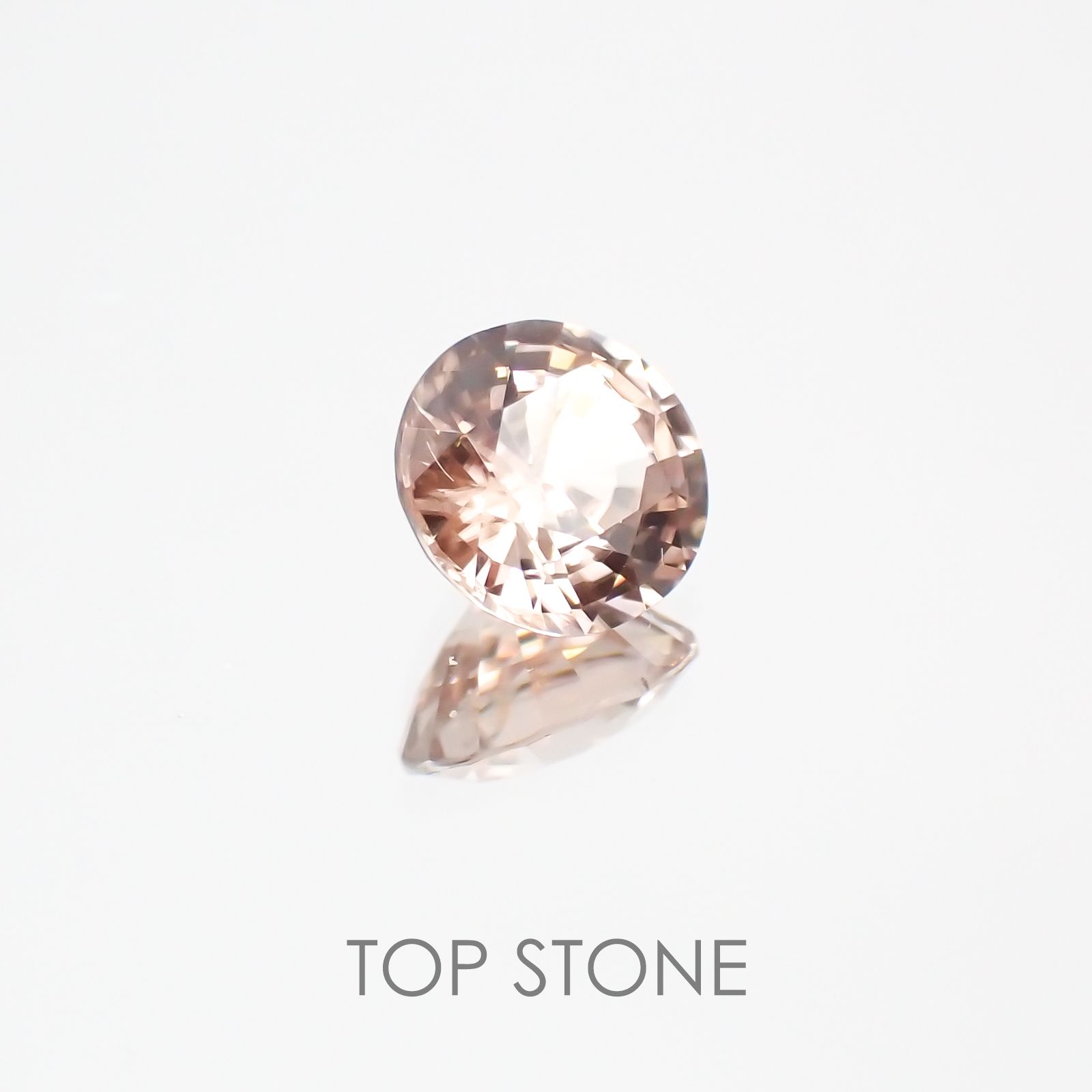 オレンジジルコン スリランカ,カンボジア産 ルース 1.13ct[20118049]6×6.1mm前後