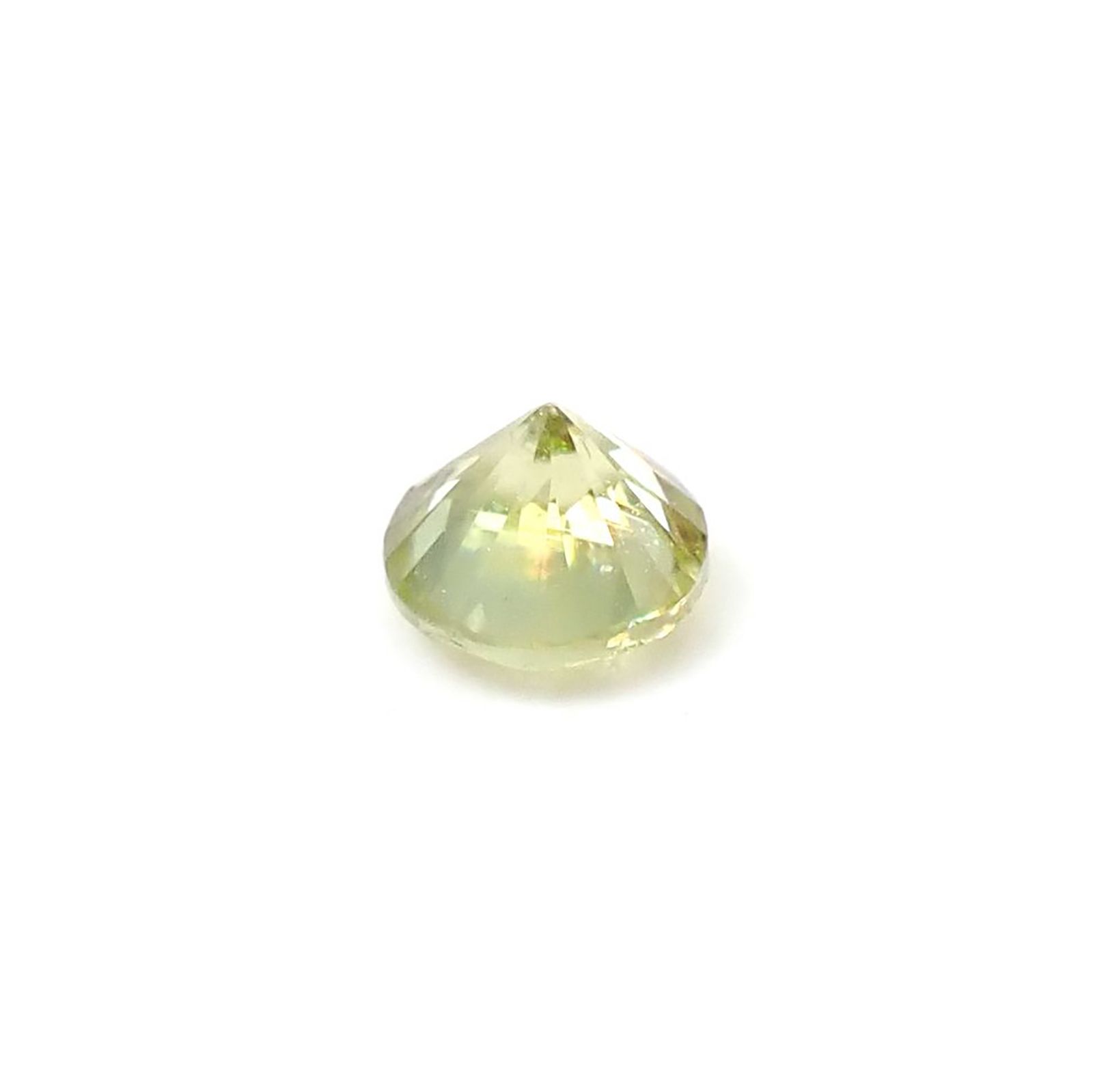 スフェーン(宝石名スフェーン)マダガスカル産 識別済 0.30ct / 3.9x3.9mm前後 [251231367]