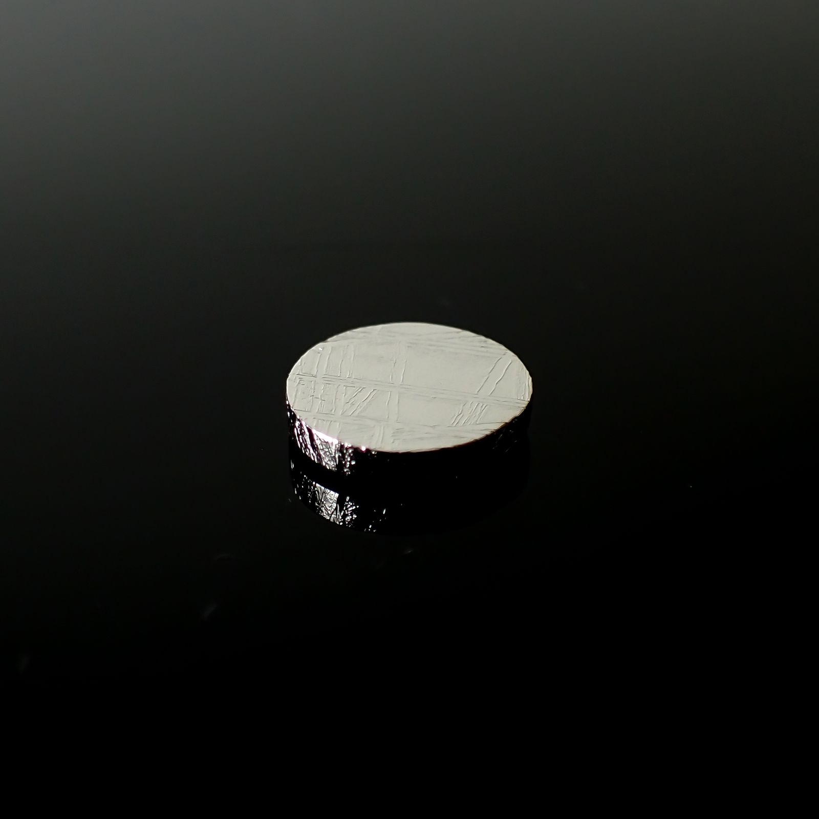 ムオニナルスタ隕石 発見地:スウェーデン 6.53ct[240125735]10.4x10.3mm前後
