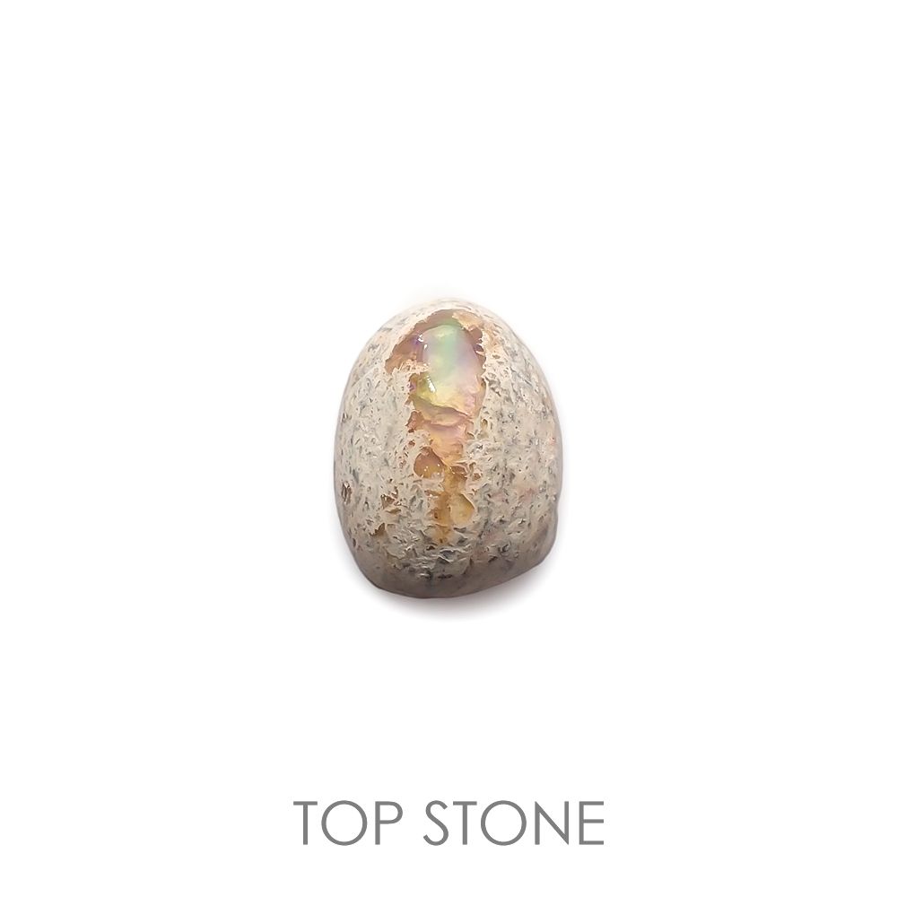 カンテラオパール  メキシコ産 4.68ct[220717197]13.7x10.4mm前後