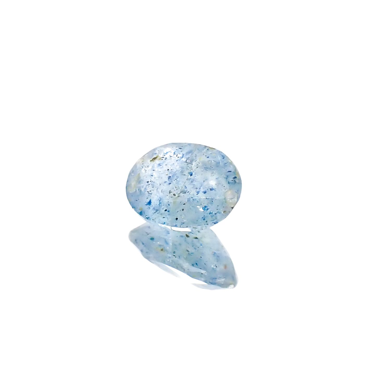ラズライトインクォーツ アフガニスタン産 1.54ct[240125848]9.1x6.6mm前後