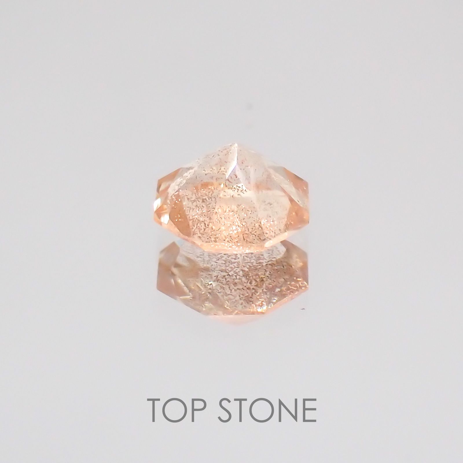 ◇オクタゴンカット◇オレゴンサンストーンSA  アメリカ産 ルース 0.44ct[210210038]5×5mm前後