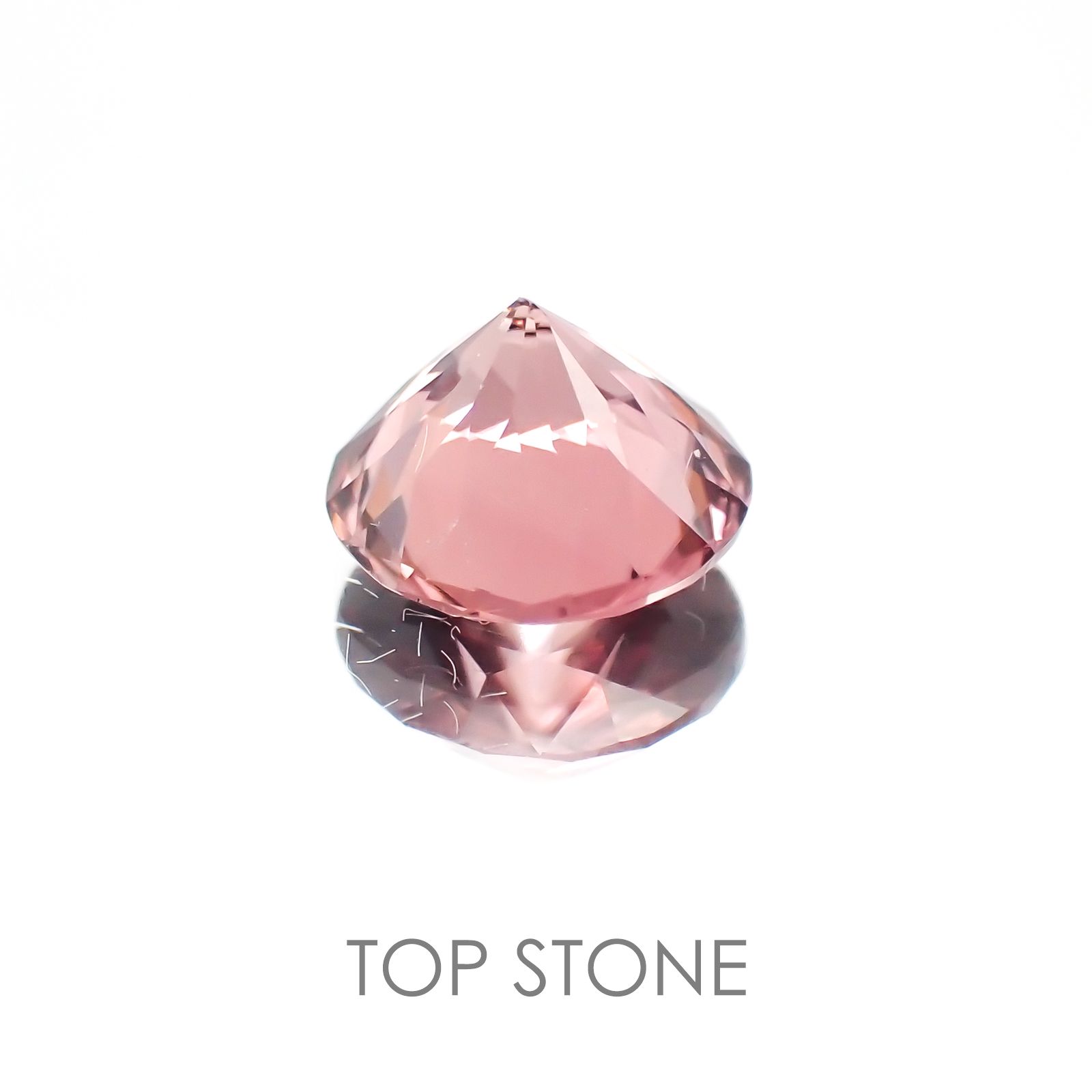 ピンクジルコン スリランカ,カンボジア産 ルース 2.08ct[21018064]7.4×7.4mm前後