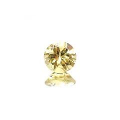 レモンイエローアパタイト(宝石名アパタイト)メキシコ産 0.86ct 識別済[220115468]6x5.8mm前後