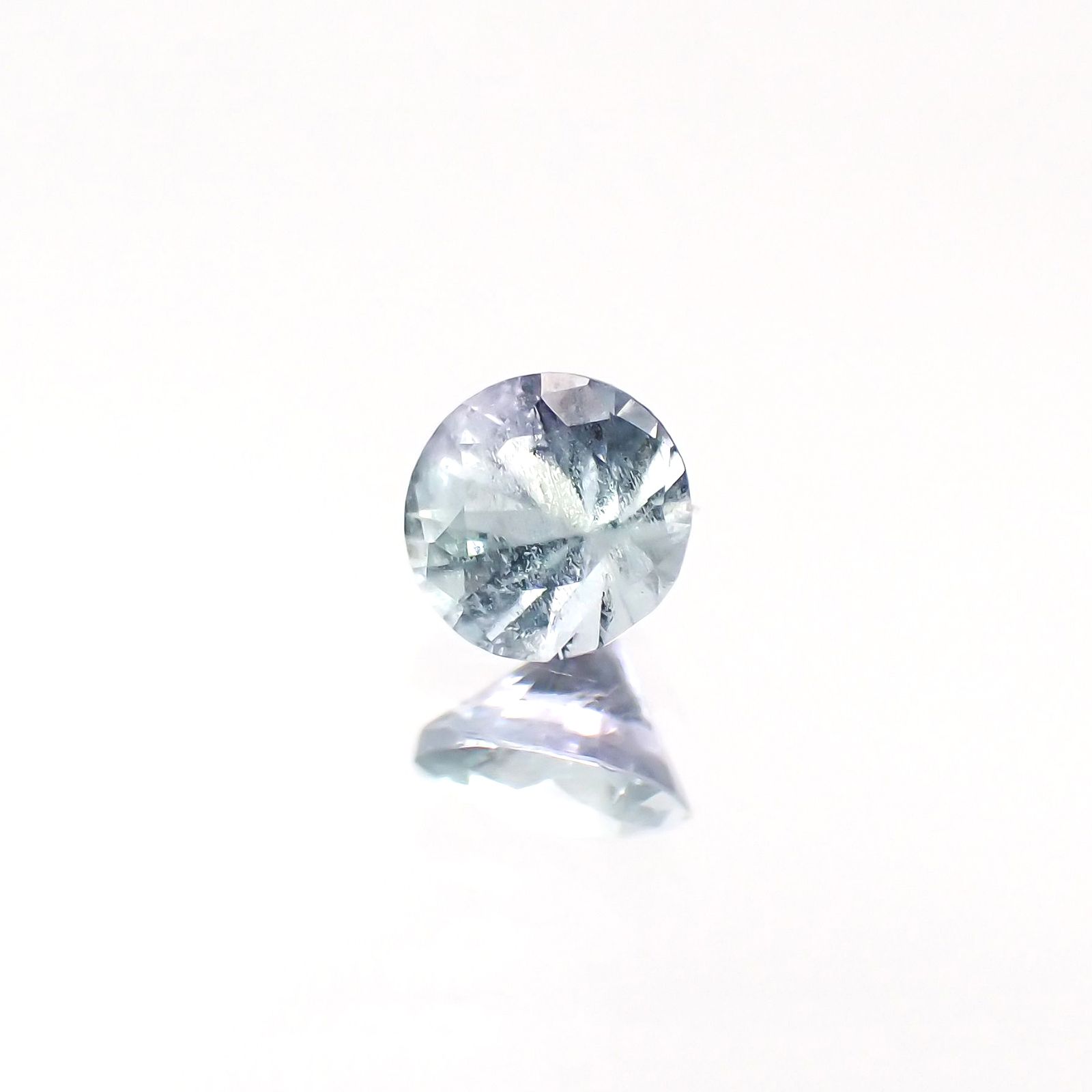 ブルーグリーンコーネルピン(宝石名コーネルピン)タンザニア産 0.097ct 識別済[240219234]2.5x2.5mm前後