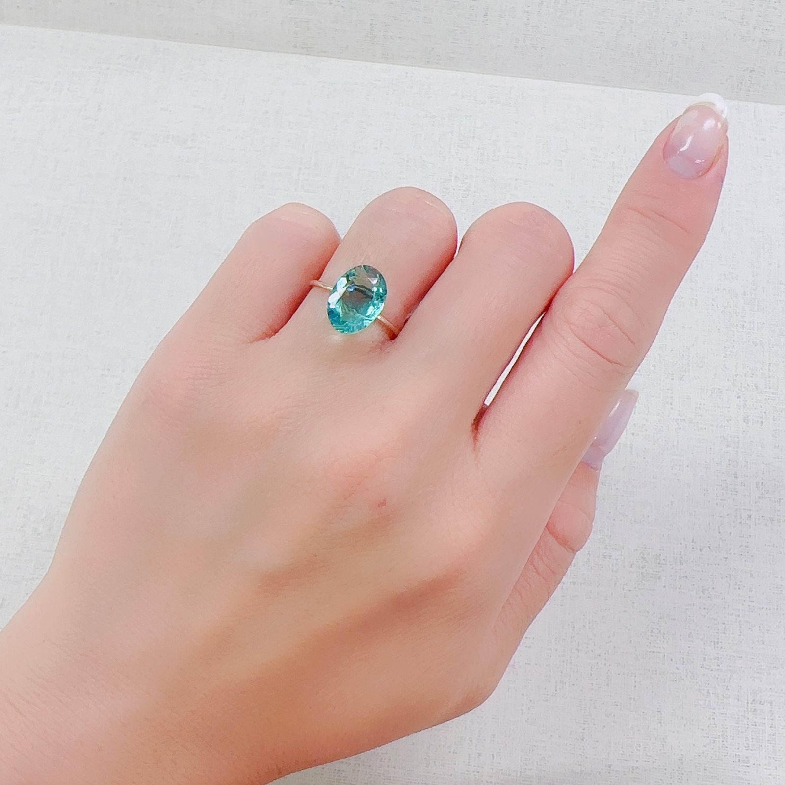 フローライト フルオレッセンス イギリス・ロジャリー鉱山産 3.07ct[230522143]11.6x8.2mm前後