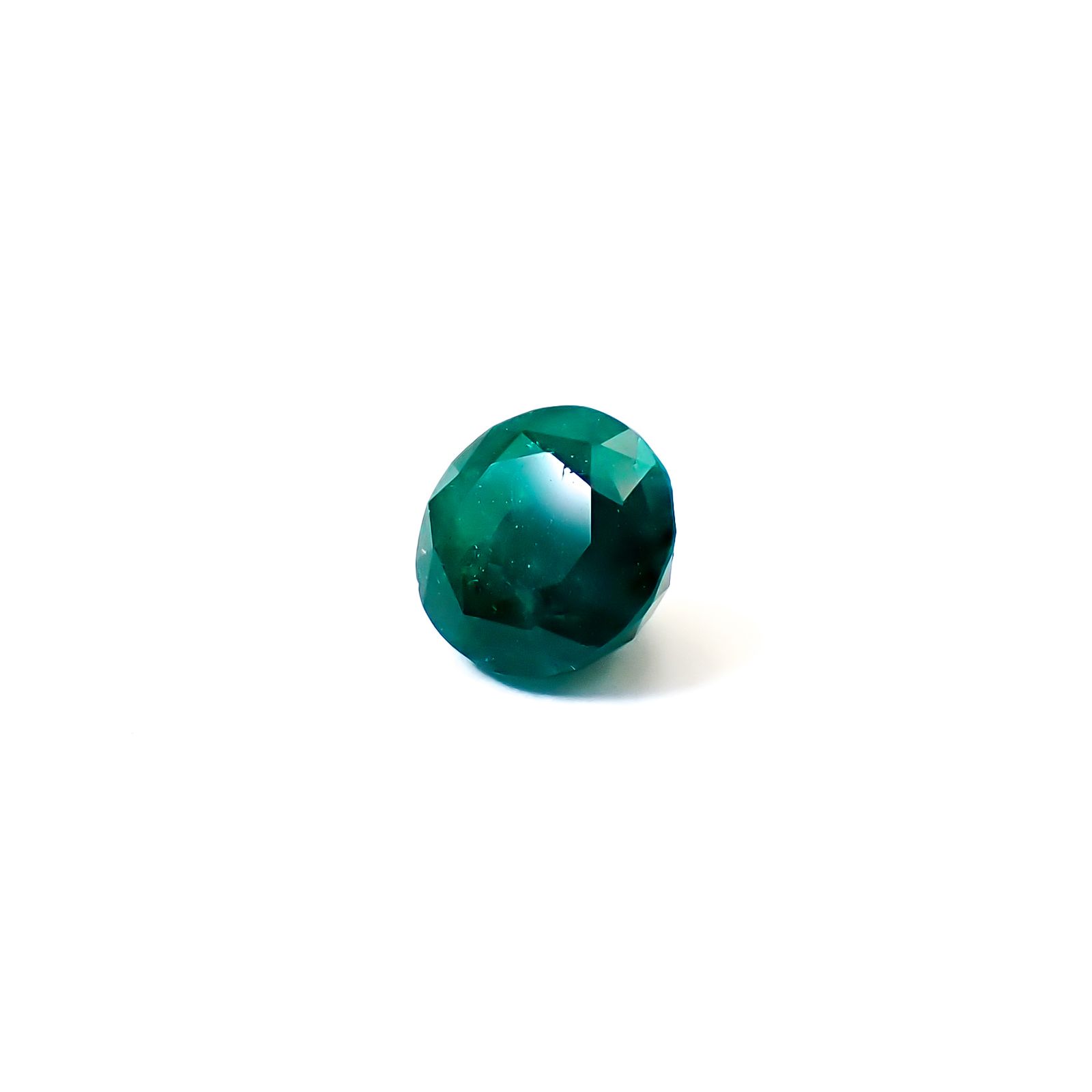 ダイオプテーズ ナミビア産 0.88ct / 5.7x5.6mm前後 [260632296]