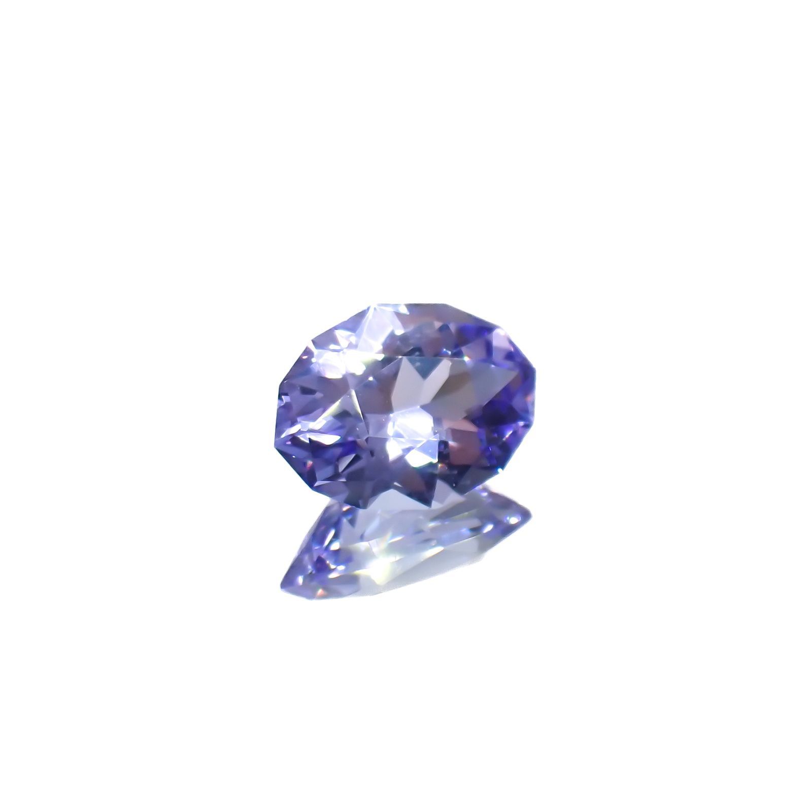 ◇カスタムカット◇タンザナイト(宝石名タンザナイト)タンザニア産 1.31ct 識別済[221118959]8.6x6.5mm前後