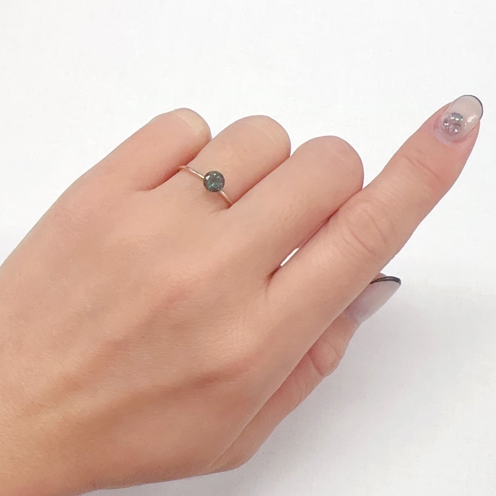 カラーチェンジアンデシン モンゴル産 0.46ct[240226313]5x5mm前後
