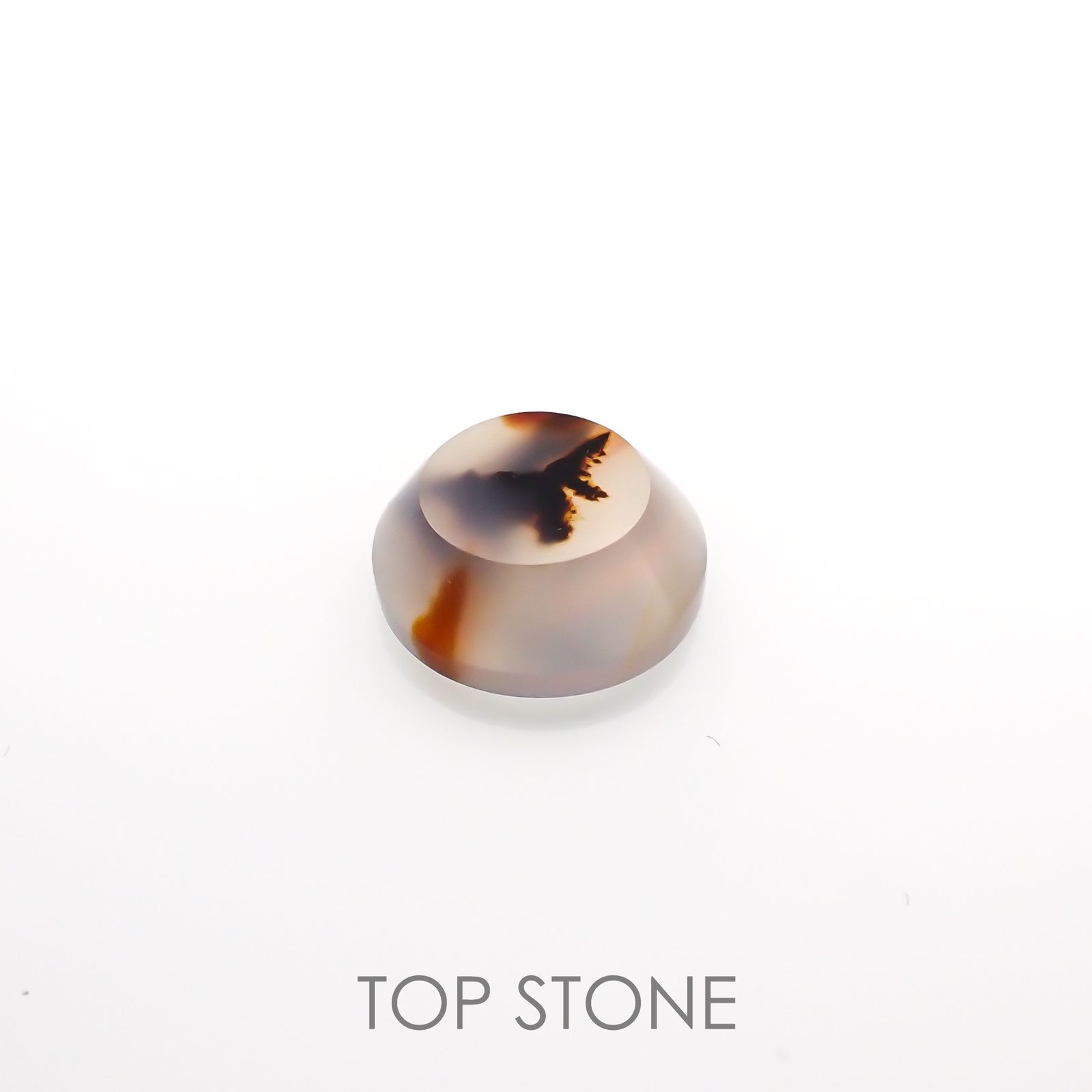 モンタナアゲート アメリカ・モンタナ州産 3.06ct[220716771]10x10mm前後