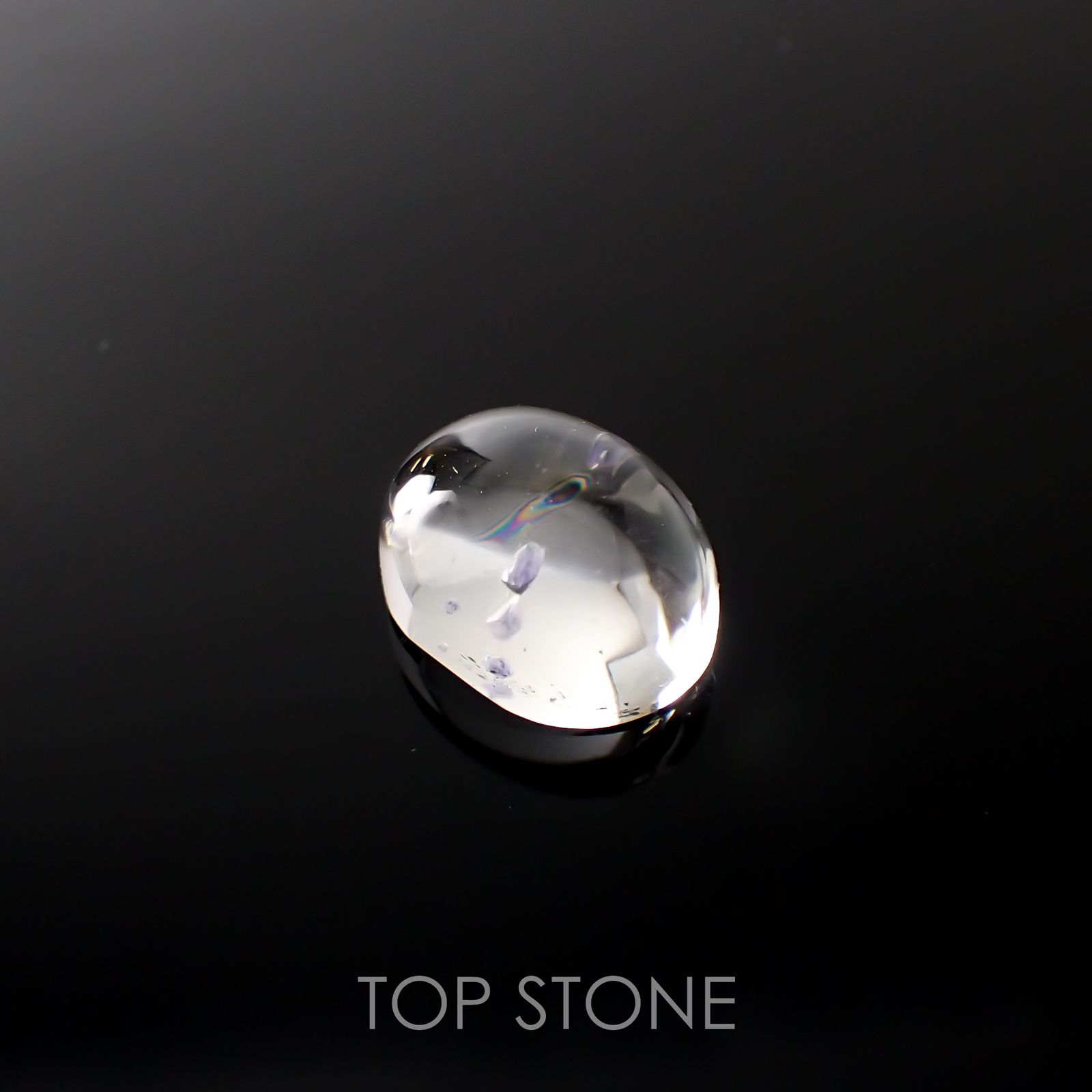 フローライトインクォーツ マダガスカル産 14.85ct[220114337]16x12.5mm前後