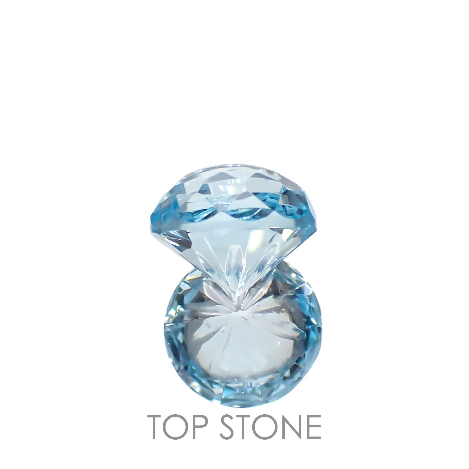 ◇カスタムカット◇ブルートパーズ ブラジル産 3.06ct[221219359]8.2x8.2mm前後