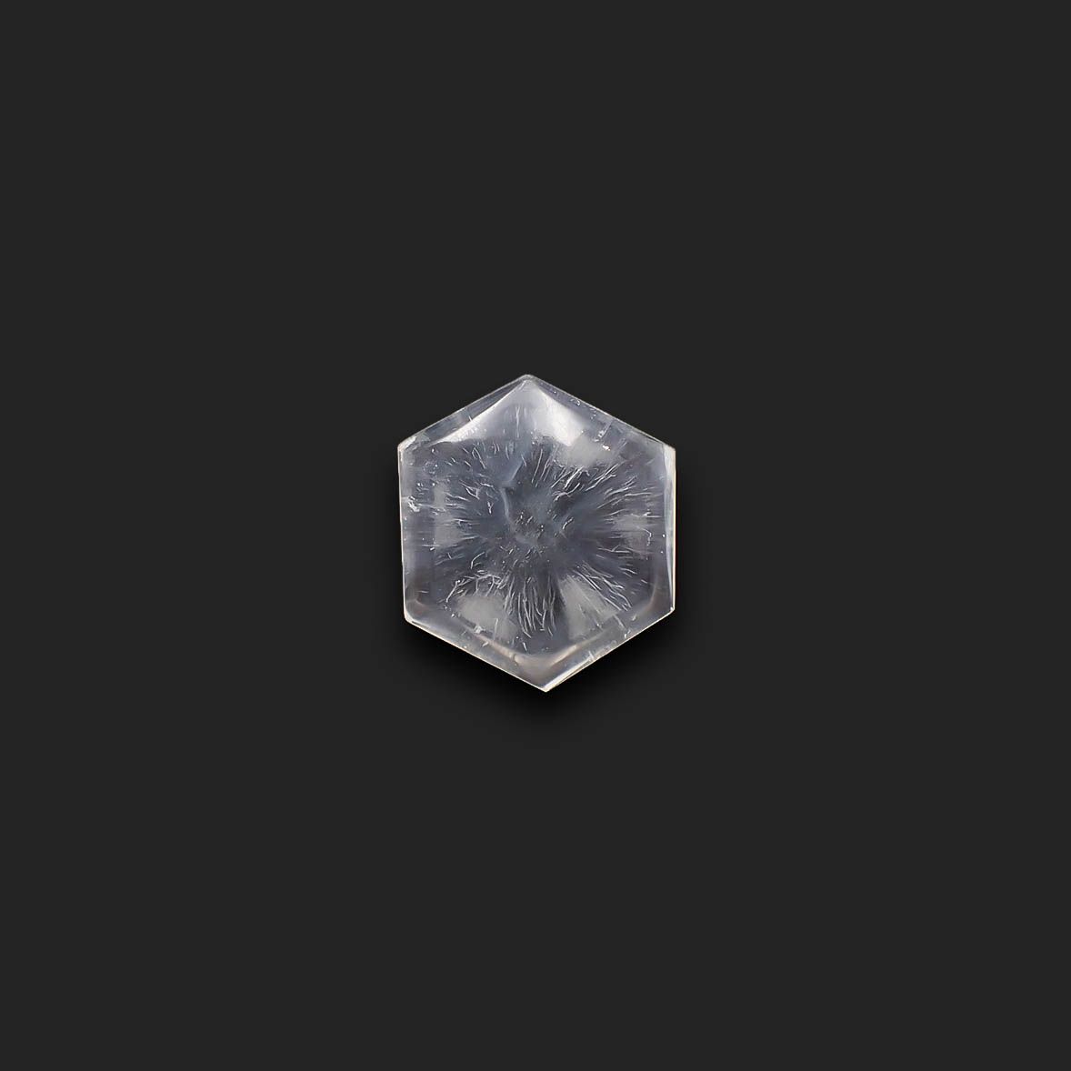 トラピッチェクォーツ 偏光板2枚付き コロンビア・ボヤカ産 32.22ct[230622275]26.3x25.2mm前後