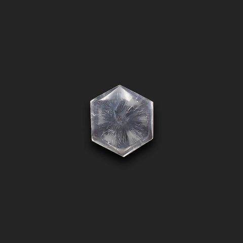 トラピッチェクォーツ 偏光板2枚付き コロンビア・ボヤカ産 32.22ct[230622275]26.3x25.2mm前後