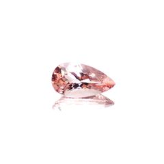 モルガナイト(宝石名モルガナイト)ナイジェリア産 ソ付(彩珠) 3.375ct / 14.3x7.8mm前後 [220114246]