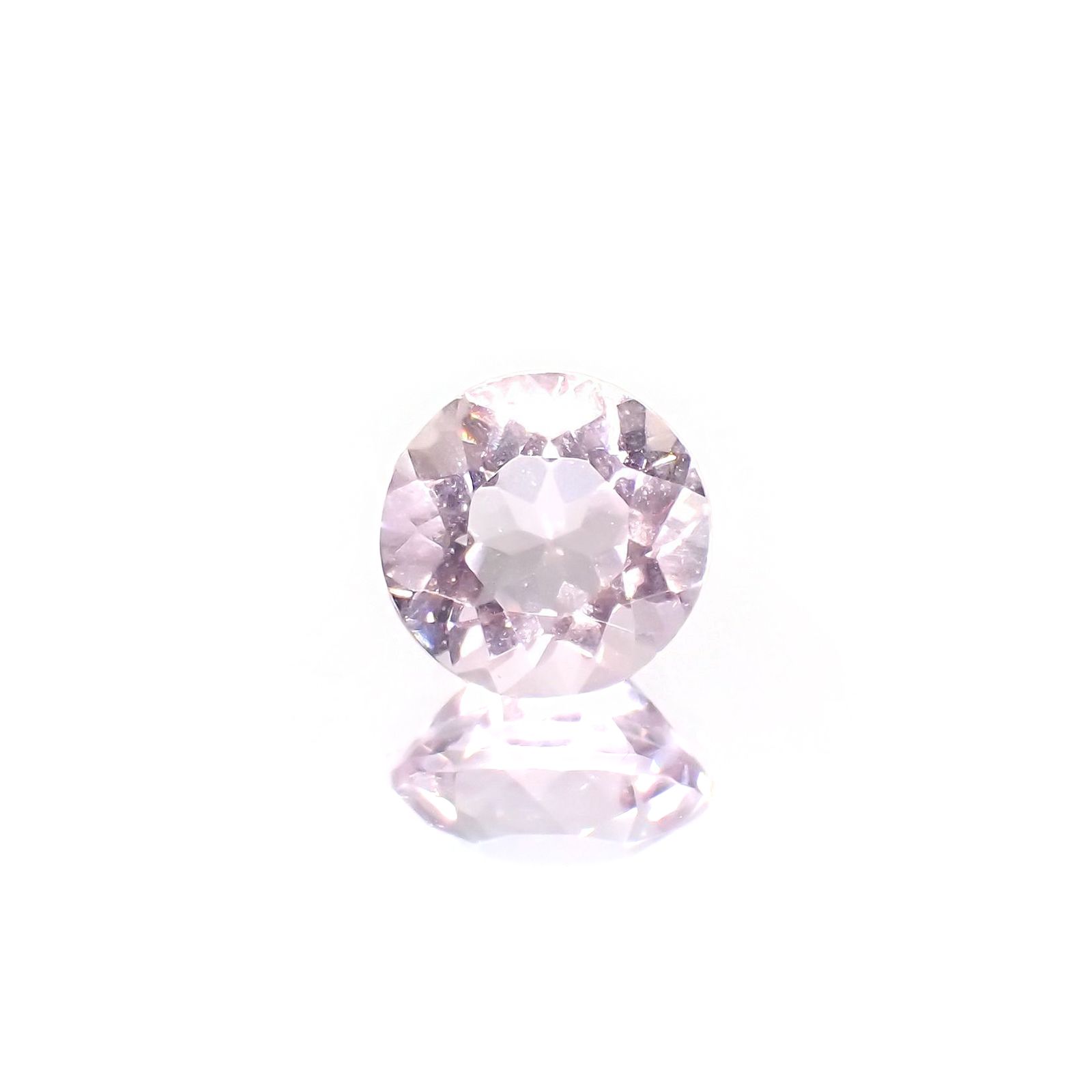 ピンクフローライト(宝石名フルオライト)ブラジル産 識別済 3.33ct / 9.1x9mm前後 [220115132]