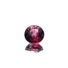 ロードライトガーネット(宝石名ガーネット)ブラジル産 0.99ct 識別済[240928702]5.8x5.8mm前後