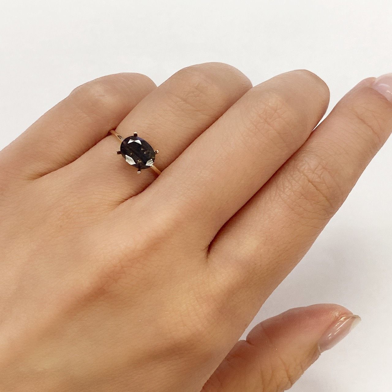 レインボースキャポライト(宝石名イリデッセント・スキャポライト) ブラジル産 1.48ct 識別済[210711525]8×5.9mm前後