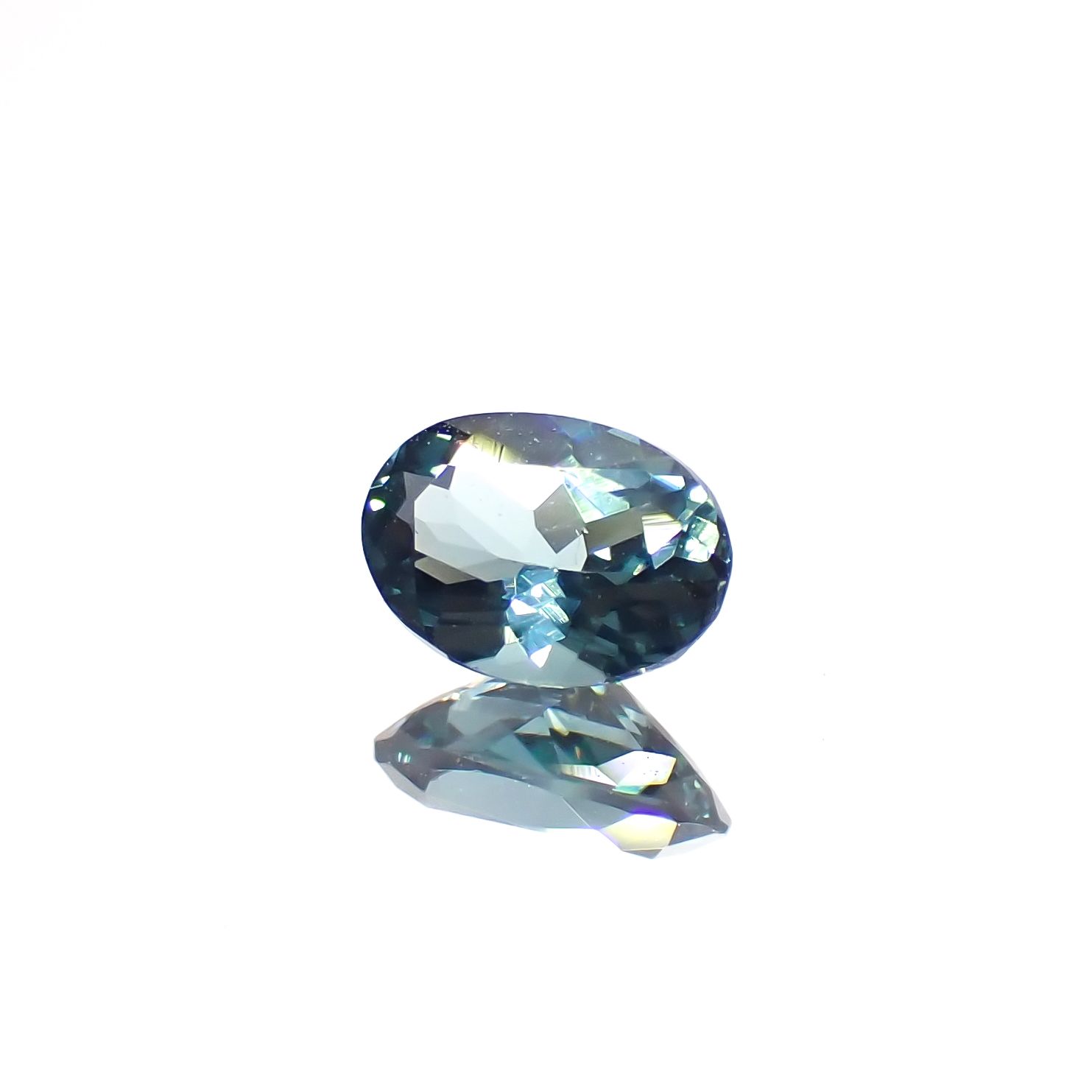 ブルートルマリン(宝石名トルマリン)アフガニスタン産 0.26ct 識別済[230321085]4.9x3.4mm前後