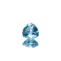 ブルージルコン カンボジア産 0.73ct[240728506]5x5mm前後