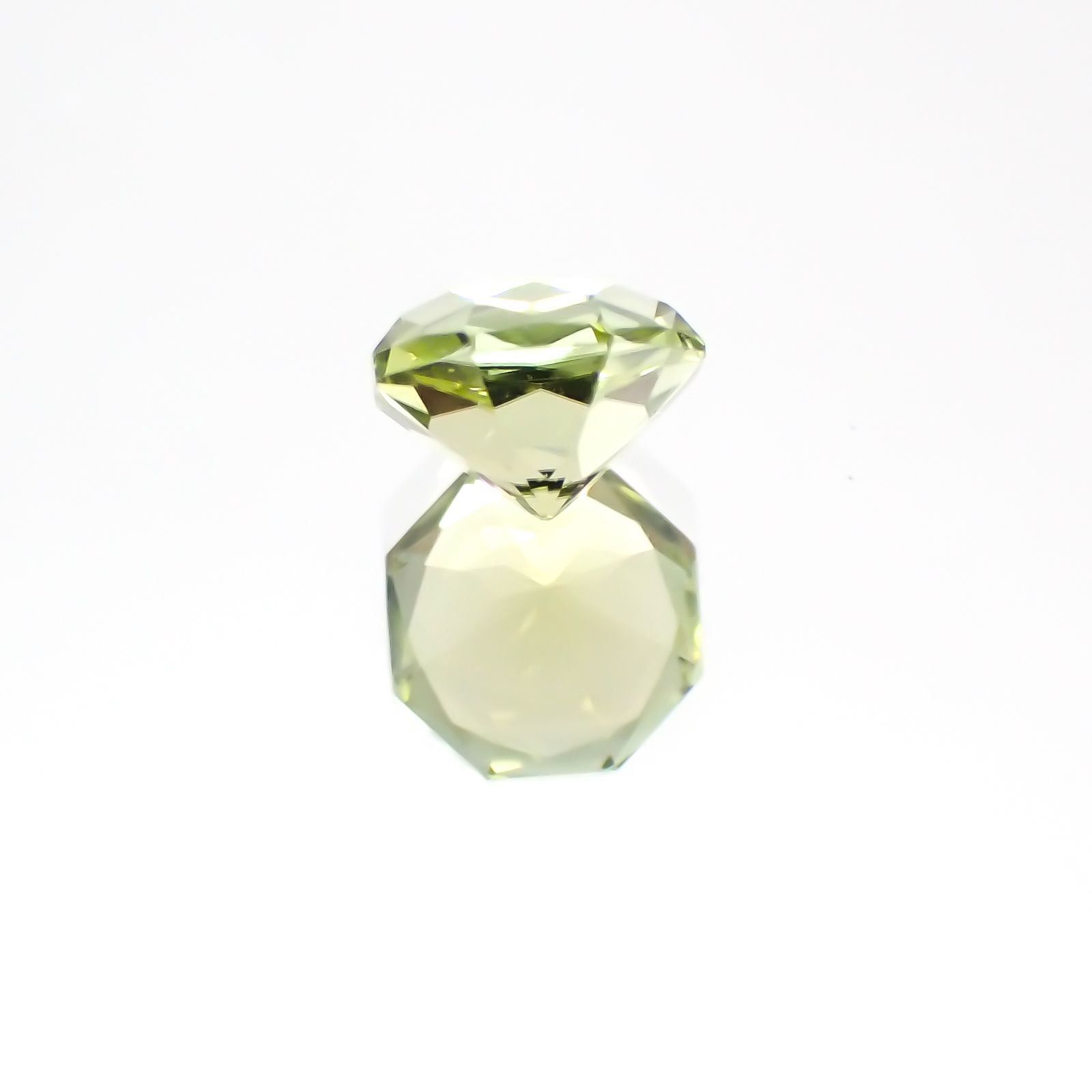 ◇オクタゴンカット◇イエロートルマリン SA(宝石名トルマリン)ブラジル産 0.56ct 識別済[231124205]5.1x5.1mm前後