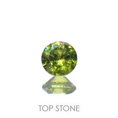 デマントイドガーネット(宝石名デマントイド・ガーネット)ロシア産 0.19ct 識別済[221119163]3.4x3.4mm前後