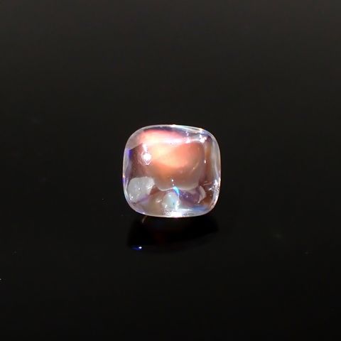 ◇バフカット◇レインボームーンストーン(宝石名ラブラドライト)マダガスカル産 1.565ct ソ付(彩珠)[240427205]7x6.8mm前後