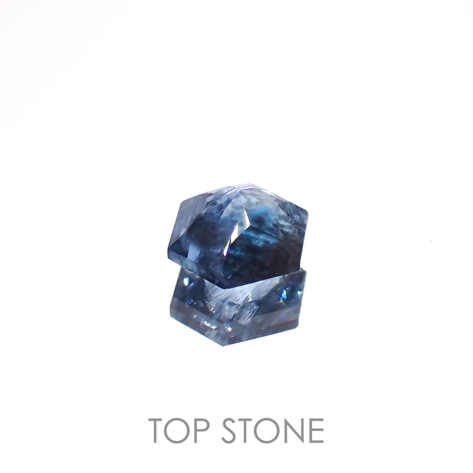 ◇ヘキサゴンカット◇サンタマリアアクアマリン ブラジル産 0.45ct[230119920]4.9x4.8mm前後