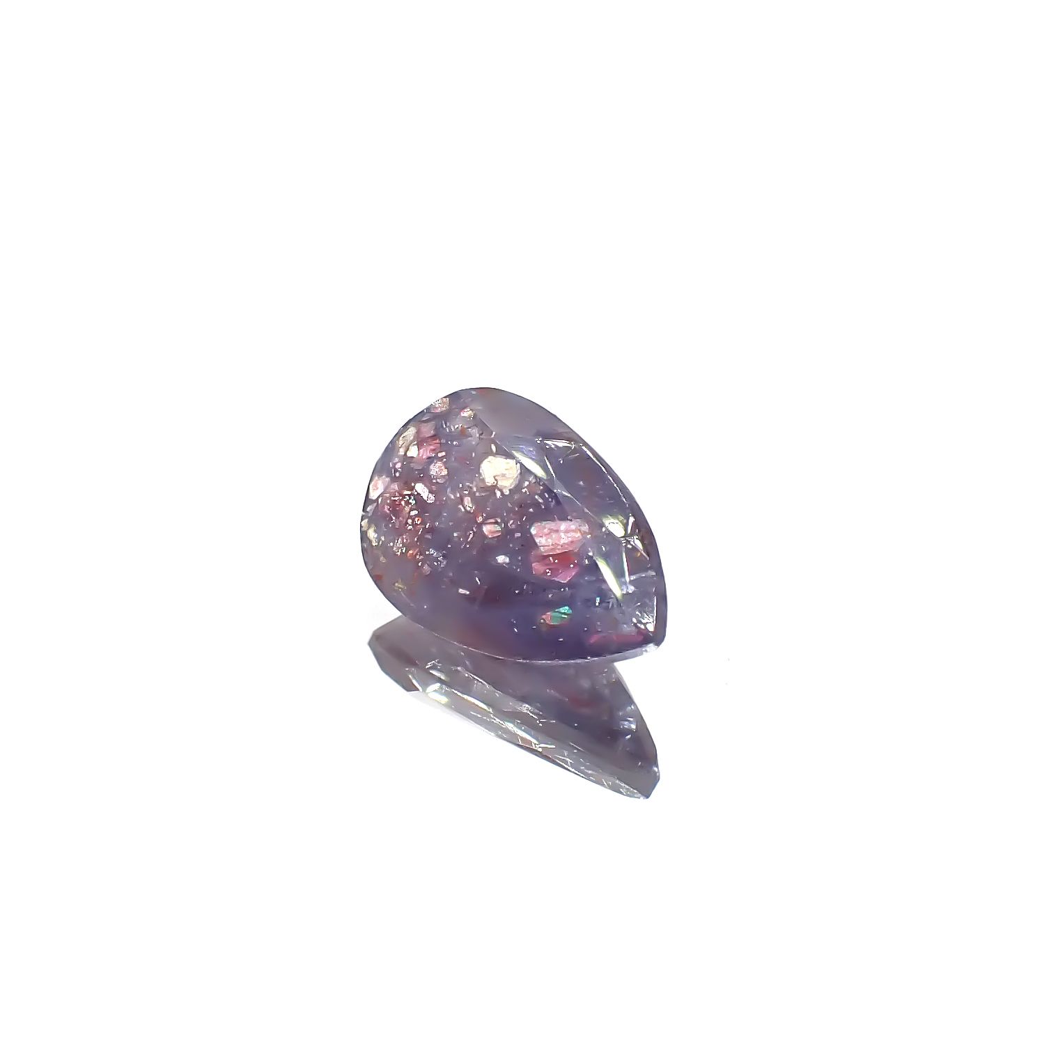 ブラッドショットアイオライト インド産 2.80ct[240125376]12.2x8.1mm前後