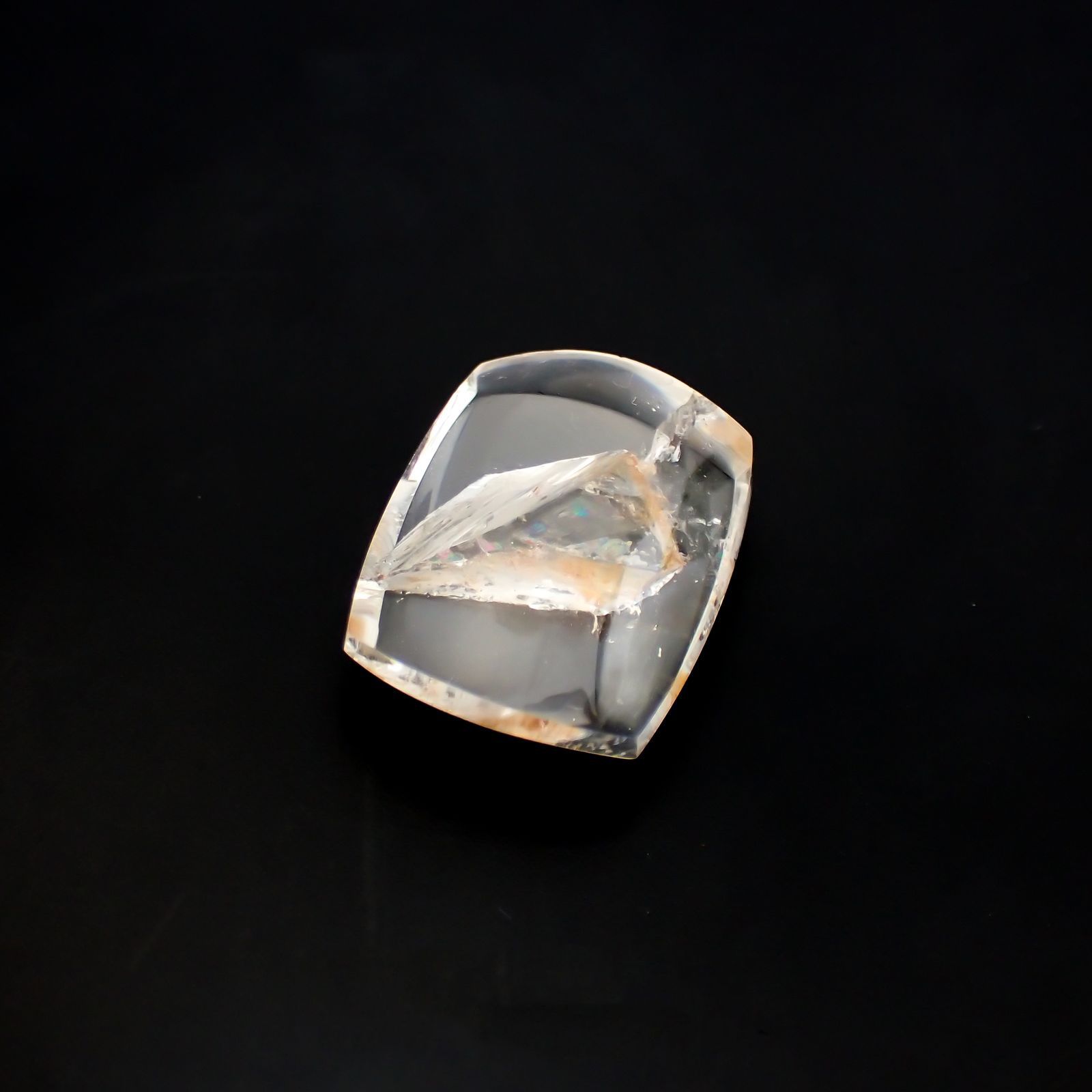 マニフェストインクォーツ ブラジル産 13.16ct[220716791]18.3x13.6mm前後