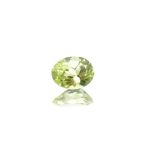 パロットクリソベリル(宝石名クリソベリル)インド産 0.34ct 識別済[240627986]5x3.9mm前後