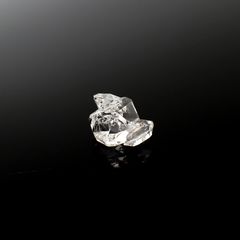 ハーキマーダイヤモンド 原石 アメリカ・ニューヨーク州産 2.06ct[240226351]9.5x8.1mm前後