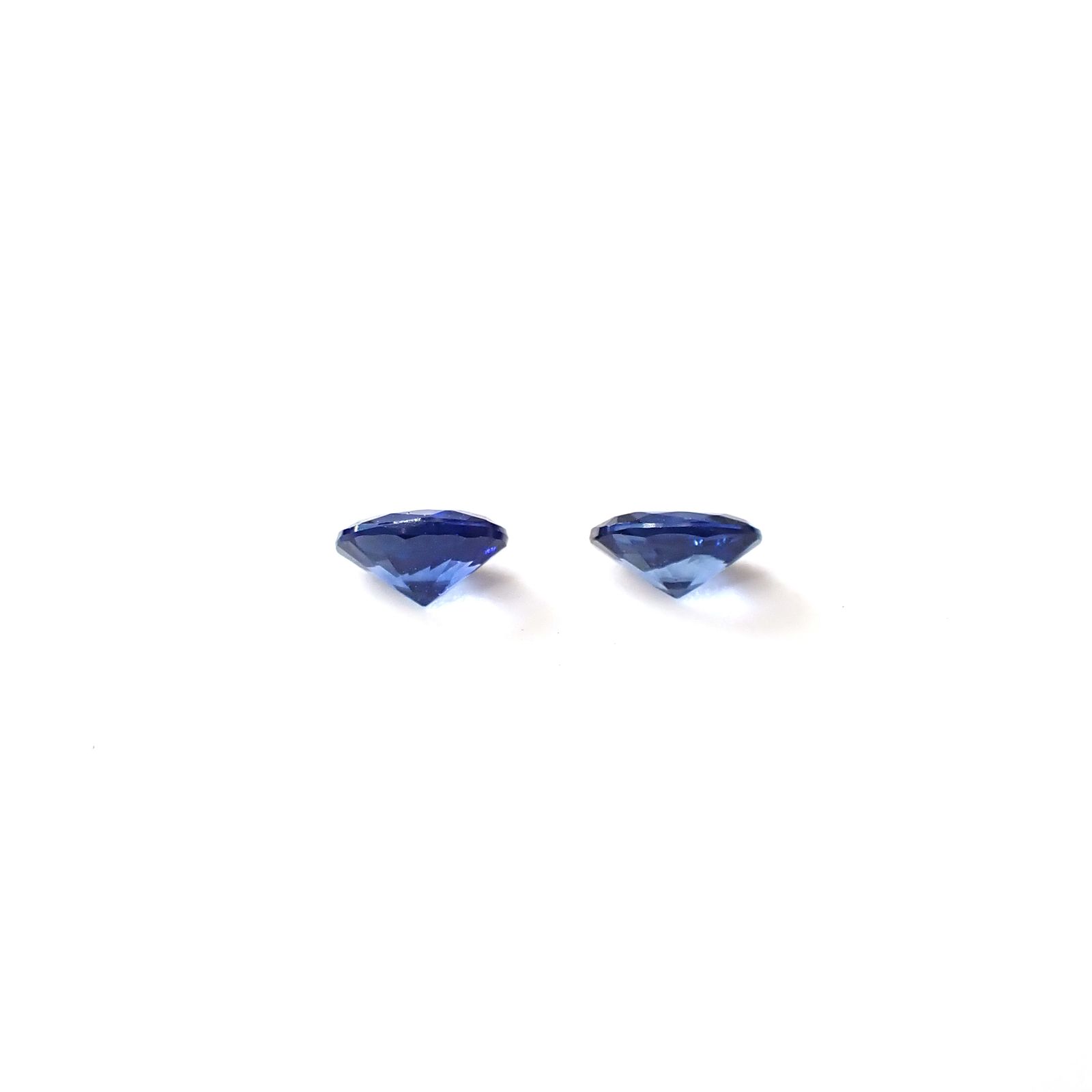 ◇ペアセット◇サファイア スリランカ/マダガスカル産 0.40ct(2pcs合計) [250830995]4x3mm前後