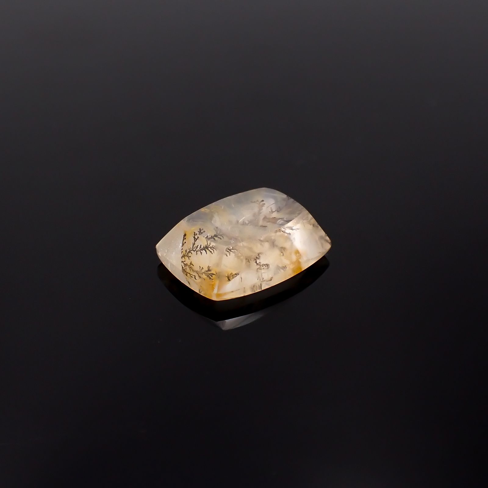 デンドリチッククォーツ ブラジル産 3.34ct[231224903]11.6x8.9mm前後