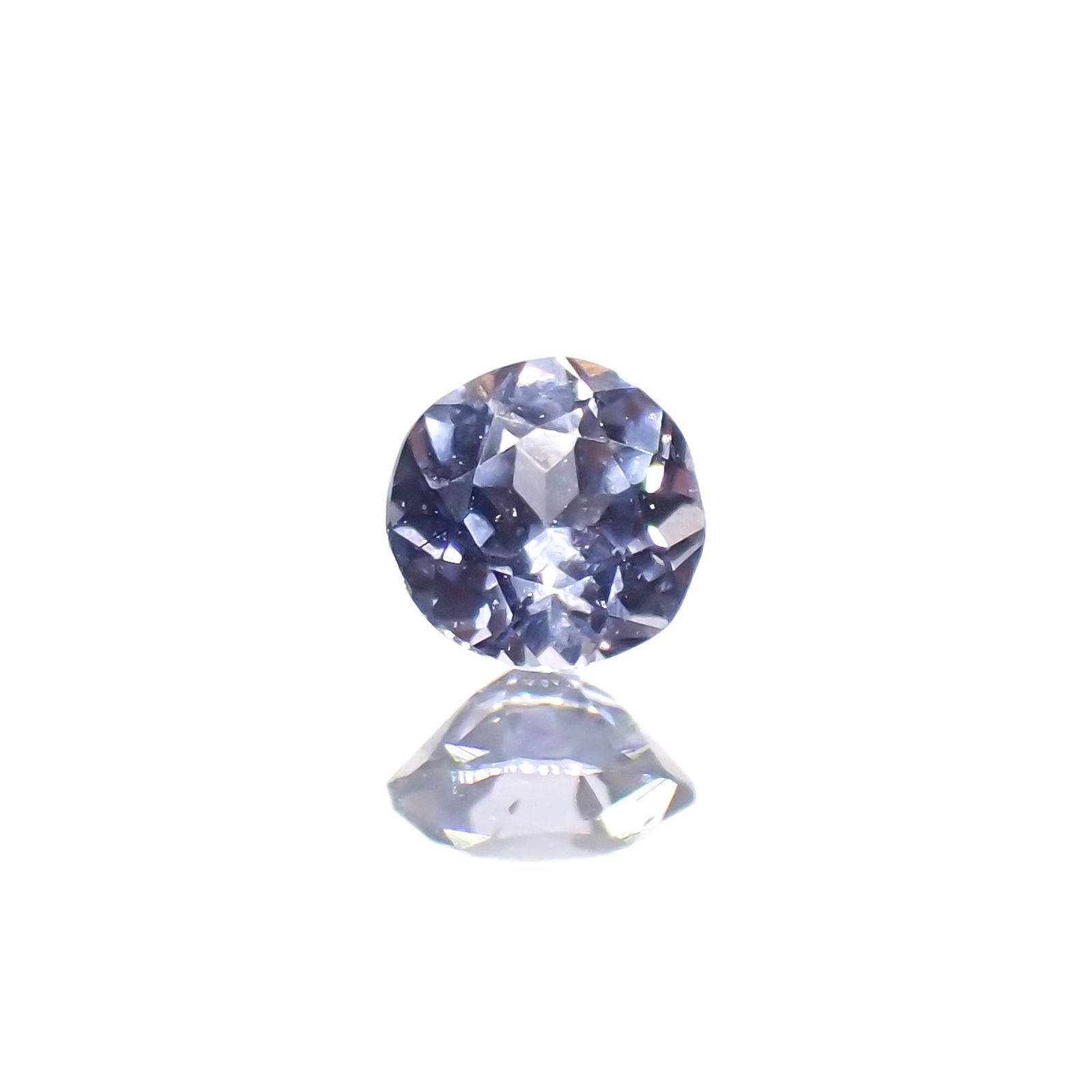 コバルトブルースピネル(宝石名ブルー・スピネル)タンザニア産 ソ付(日独) 0.116ct / 2.96x3.04mm前後 [260722545]