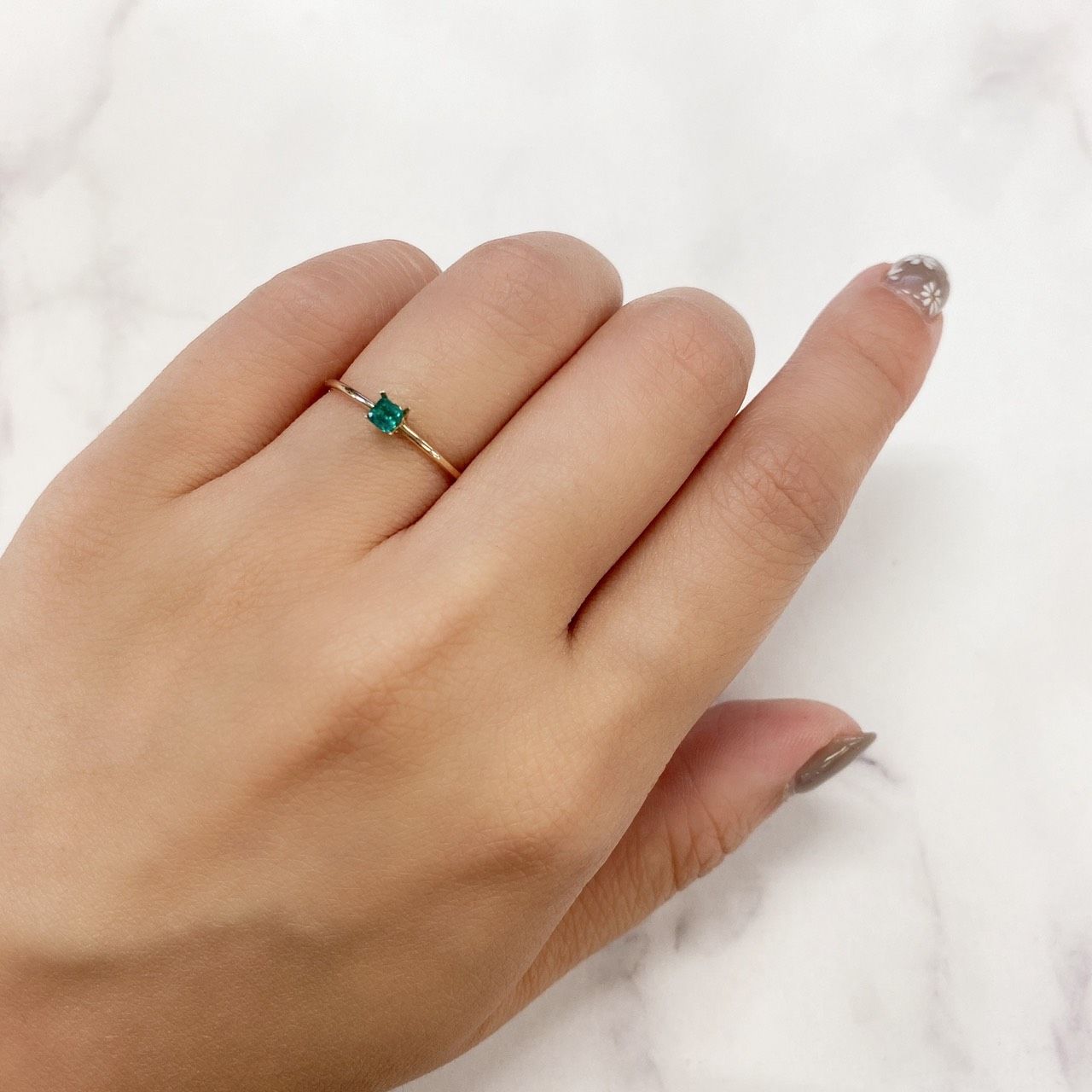 エメラルド コロンビア産 ルース 0.11ct[201912835]2.8×2.7mm前後