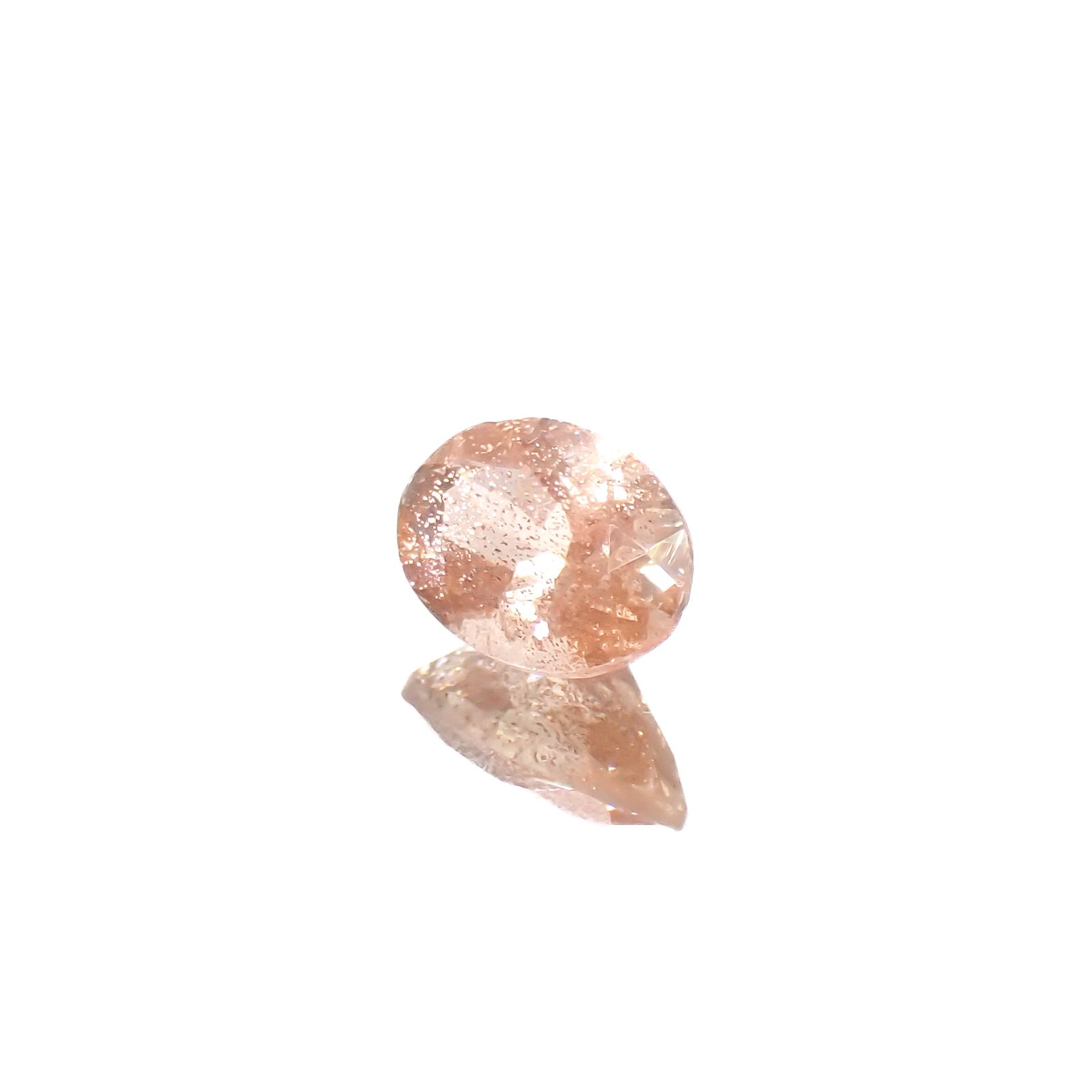 オレゴンサンストーン アメリカ・オレゴン州産 0.75ct[240628209]7x5mm前後
