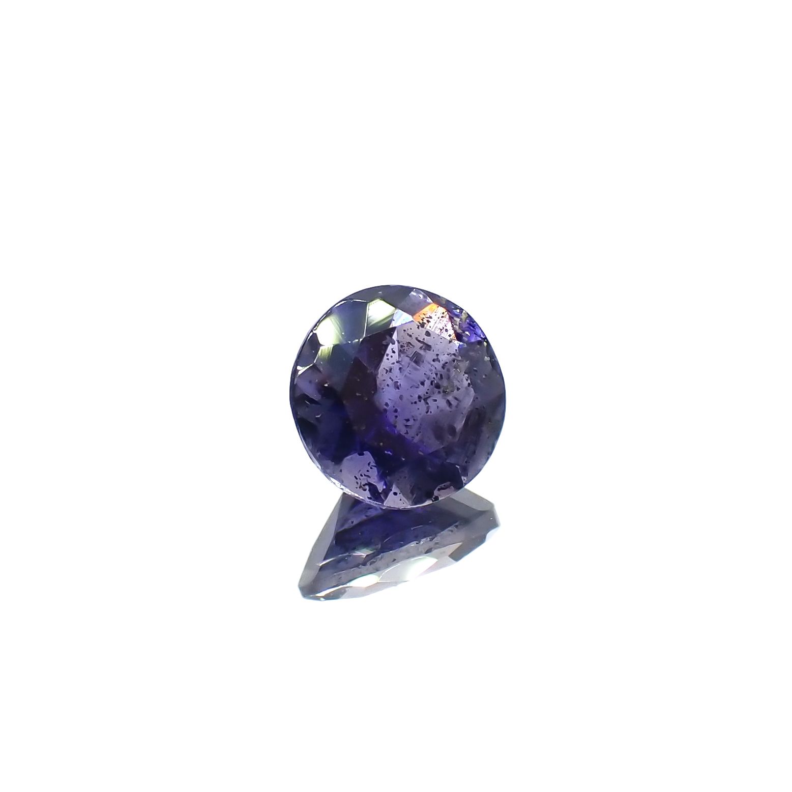 アイオライトサンストーン インド/ブラジル産 0.65ct[231224838]6x5.9mm前後