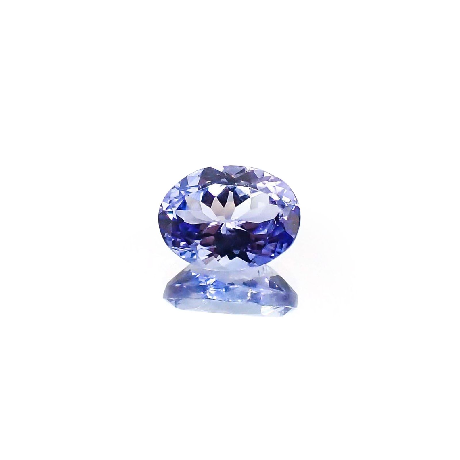 タンザナイト(宝石名タンザナイト)タンザニア産 識別済 1.71ct / 8.4x6.4mm前後 [230723003]