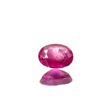 ルビー 非加熱 ビルマ産 0.37ct[240628047]4.5x3.6mm前後