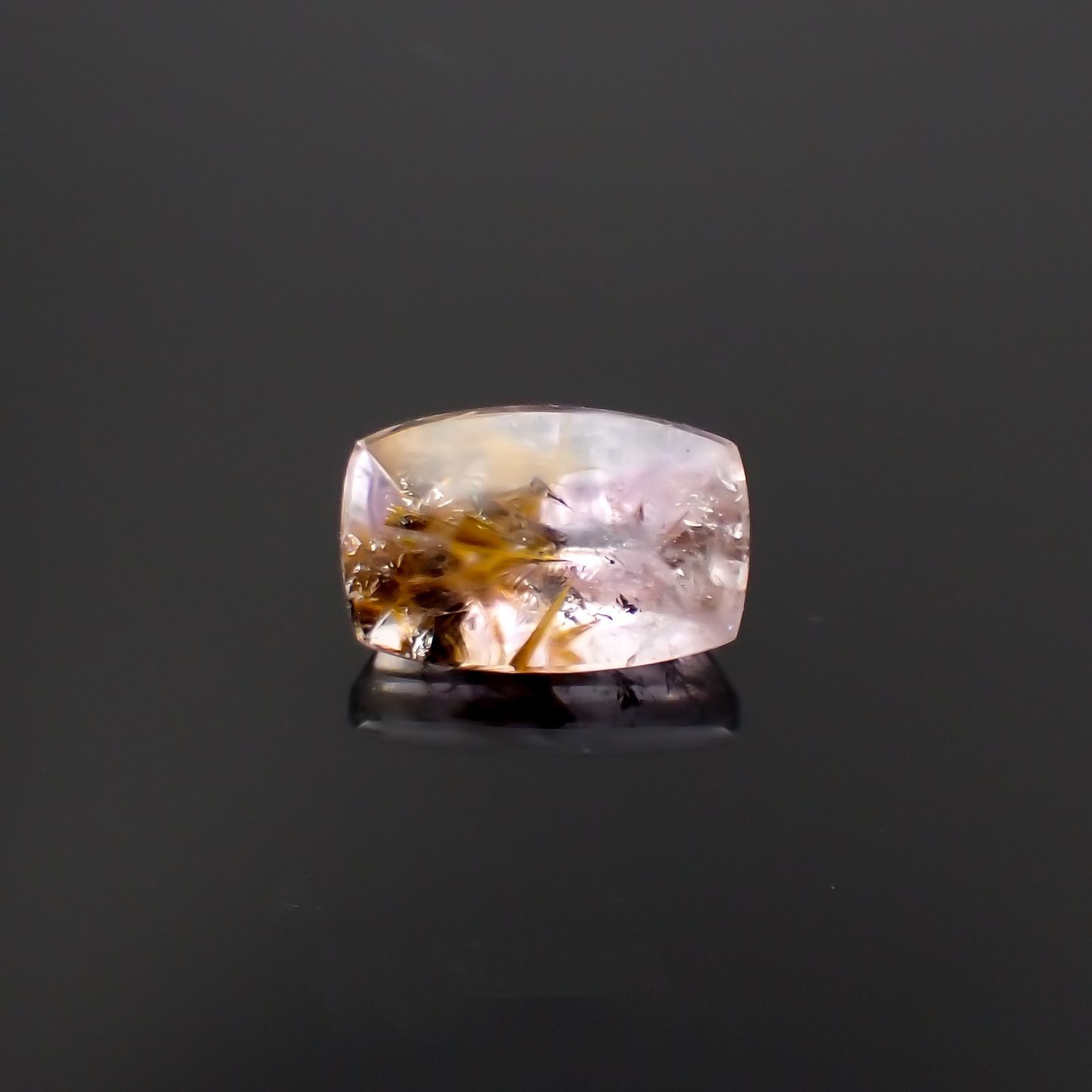 ゲーサイトインアメジスト ブラジル産 8.46ct[230119792]15.7x10.2mm前後