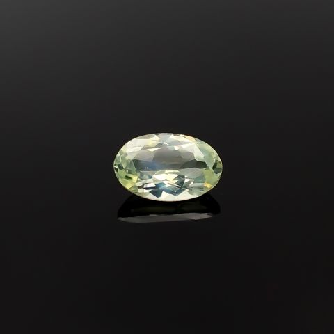 クリソベリルキャッツアイ スリランカ産 0.48ct [250329925]6.1x3.9mm前後