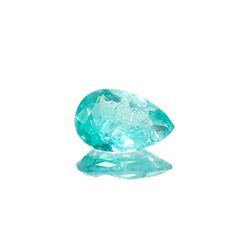 パライバトルマリン(宝石名トルマリン/別名パライバ・トルマリン)ブラジル・キントス鉱山産 0.340ct ソ付(宝貴協)[221018748]6x3.9mm前後