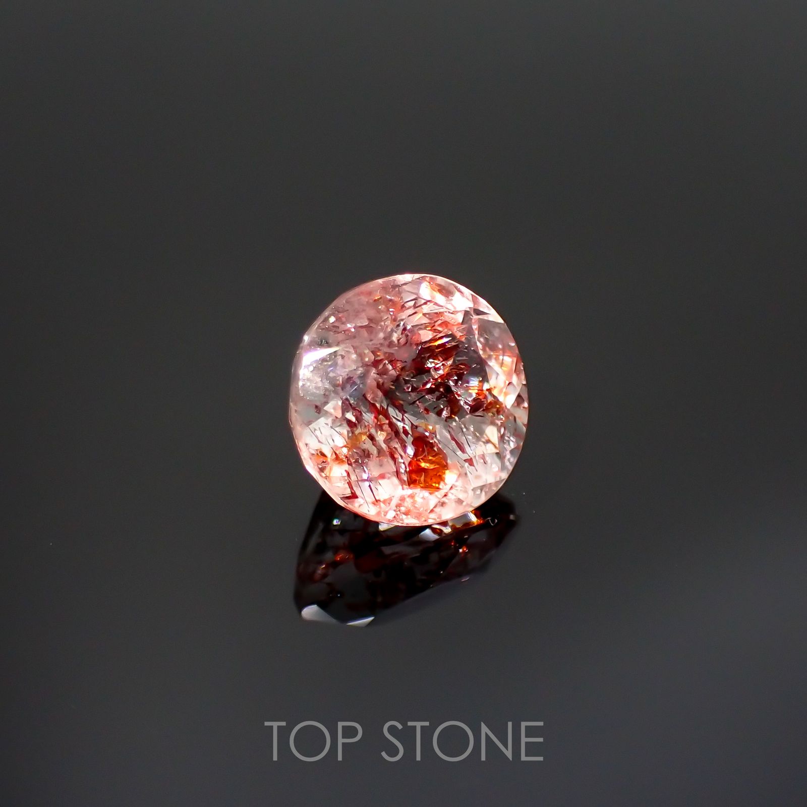 ファイヤークォーツ ナイジェリア産 2.43ct[220114763]8.5x8.5mm前後