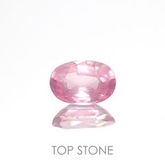 シルキーピンクスピネル(宝石名ピンク・スピネル)タンザニア産 0.77ct 識別済[230120249]6.7x4.5mm前後