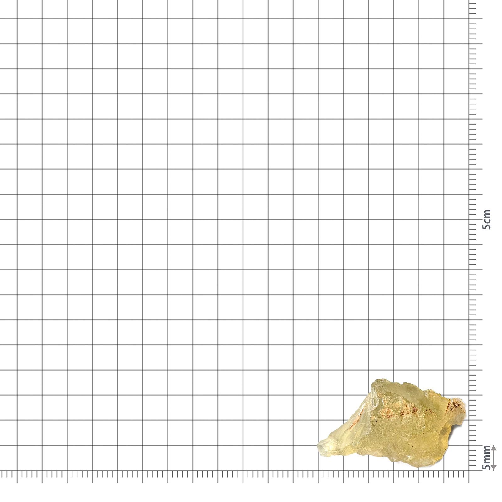 リビアングラス 原石 発見地：エジプト・リビア砂漠 16.85ct / 26.5x18.7mm前後 [260729282]