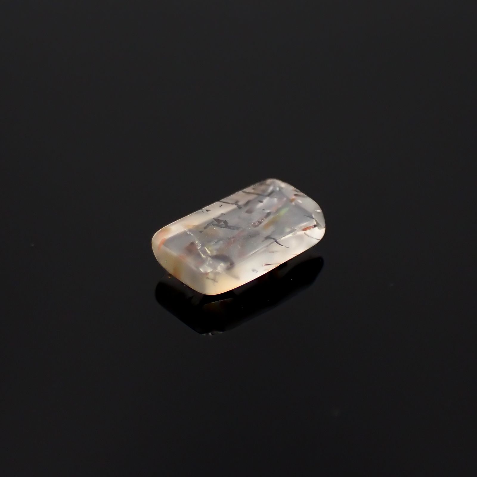 レインボーラティスサンストーン オーストラリア産 0.33ct[230321088]6.1x3.4mm前後
