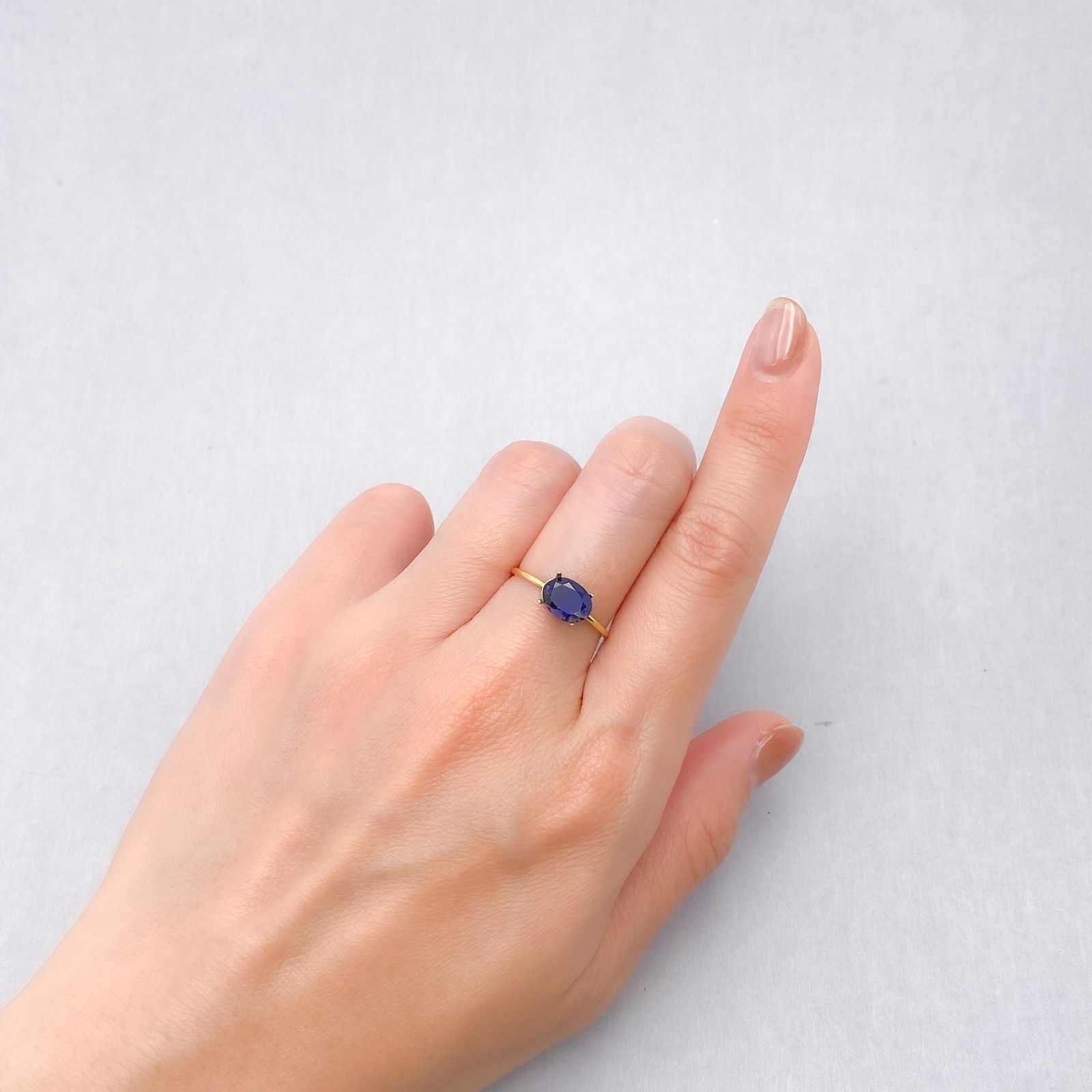 アイオライト タンザニア産 1.05ct [250229834]8x6mm前後