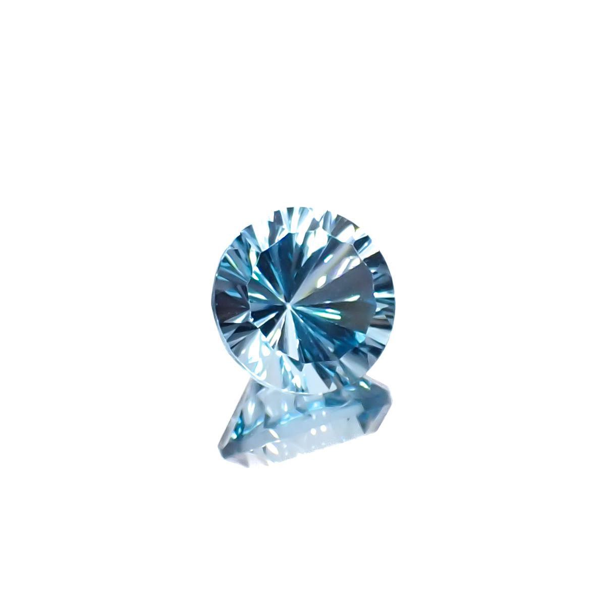 ブルートパーズ ブラジル産 4.40ct[221219349]9.8x9.8mm前後