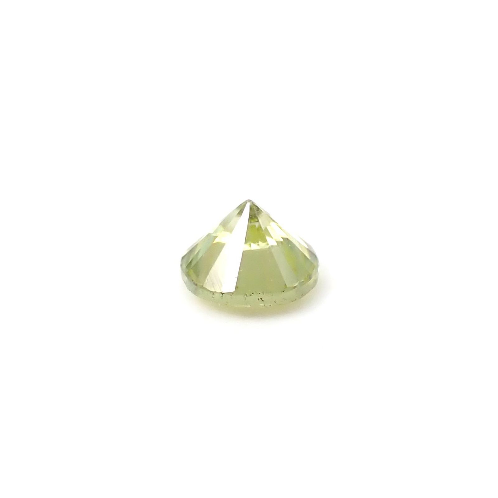 スフェーン(宝石名スフェーン)マダガスカル産 識別済 0.28ct / 3.9x3.9mm前後 [251231370]